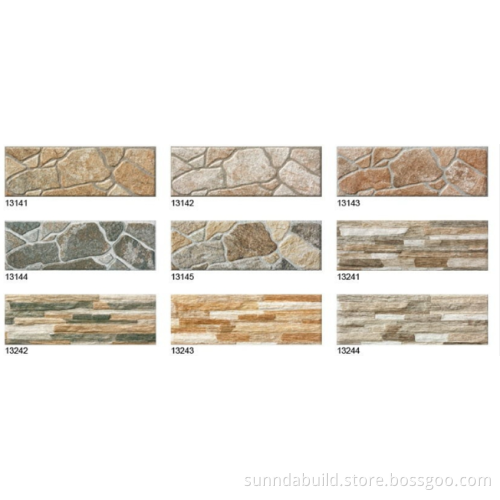 premium quality modern design house Roughness wear resistant stone tiles and marbles exterior wall floor clinker tile